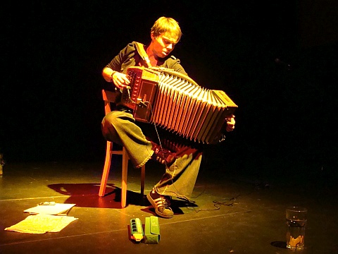 Anne Niepold in der Theaterwerkstatt